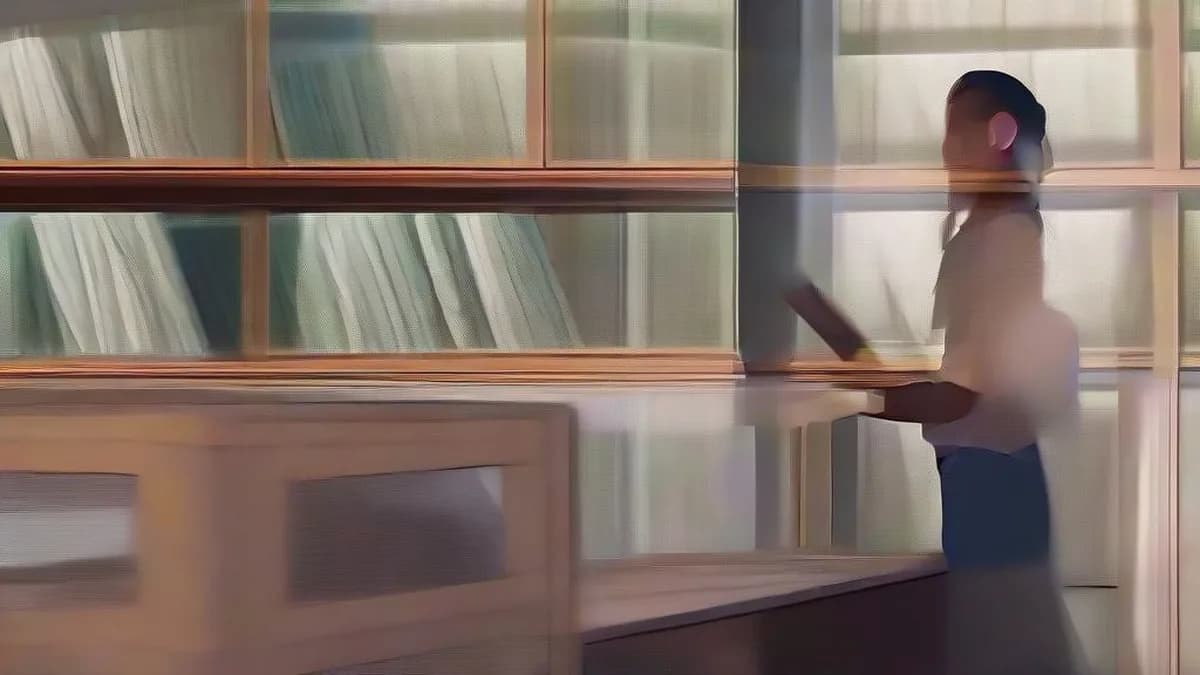 A student studying at a university desk with a laptop and law books representing CLAT exam preparations.