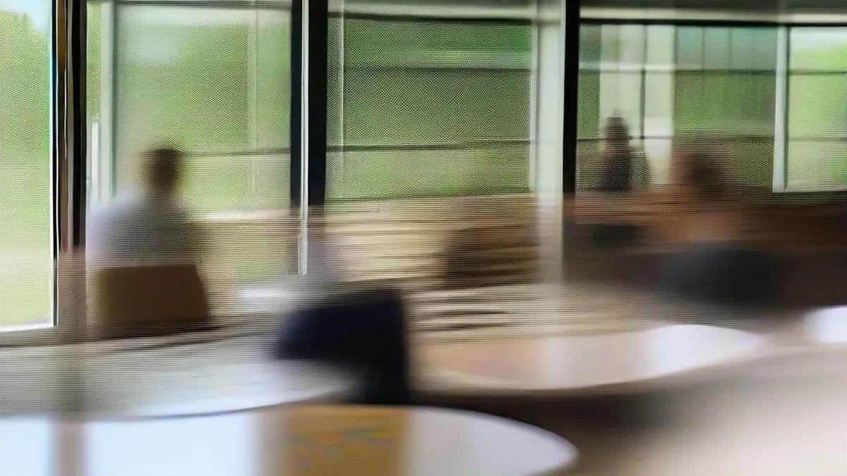 Modern corporate office space representing the technology sector