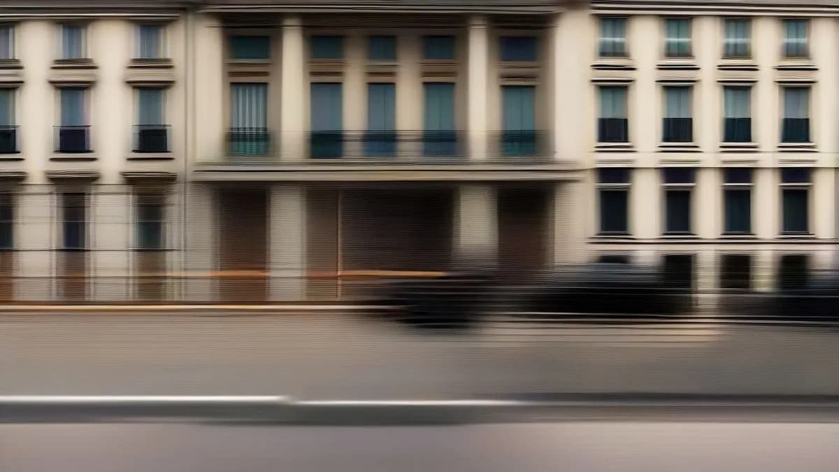 French security forces stationed on a Paris street during civil unrest.